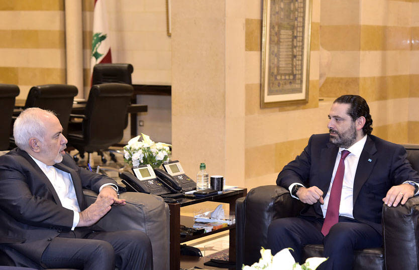 لقاء الحريري- ظريف: لبنان يحترم تعهداته والتزاماته
