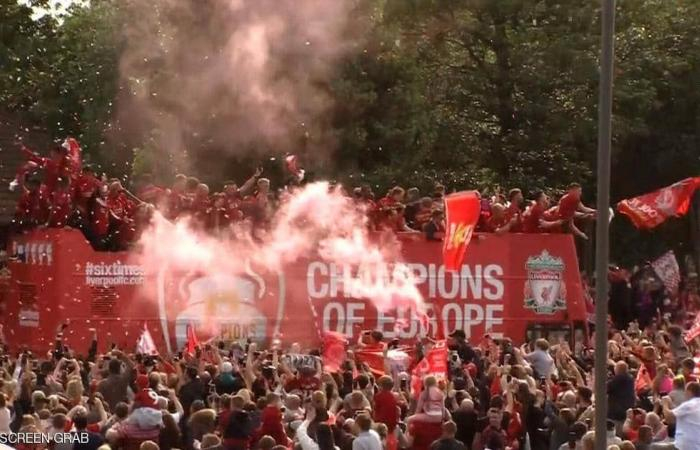 نصف مليون مشجع في ليفربول لتحية أبطال أوروبا